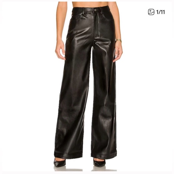 WeWoreWhat Pants - Women's Black Wide-Leg Pants